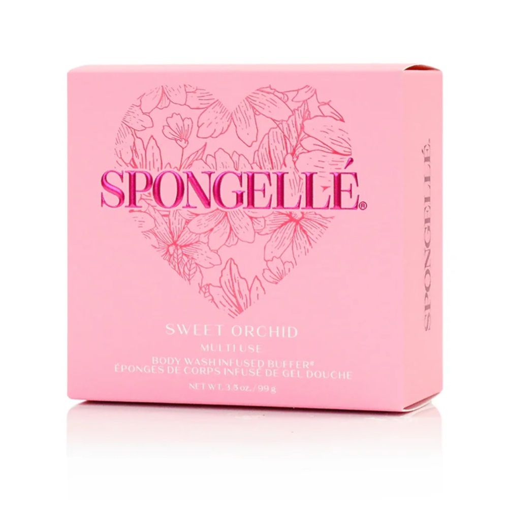 Spongellé Sweet Orchid Body Wash Infused Buffer NEW